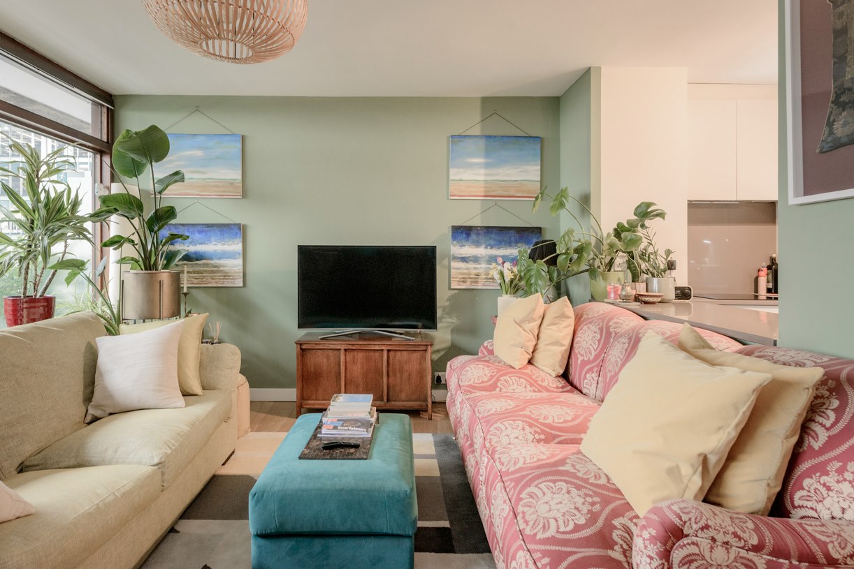 From a flat for sale